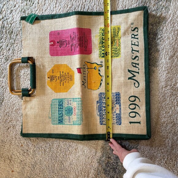 Vintage 1999 Masters Augusta Golf Souvenir Tote Bag NWT - Picture 7 of 9